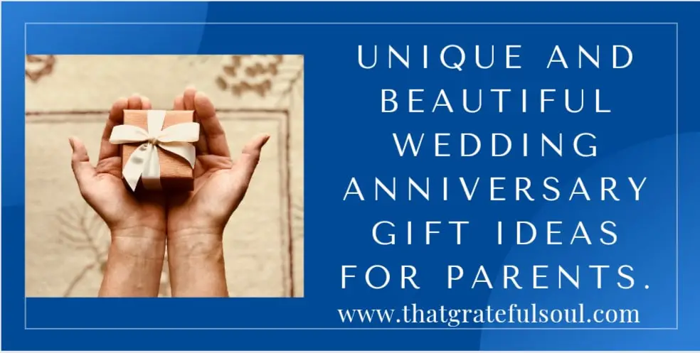 wedding anniversary gifts for parents