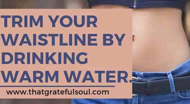 reduce weight by warm water