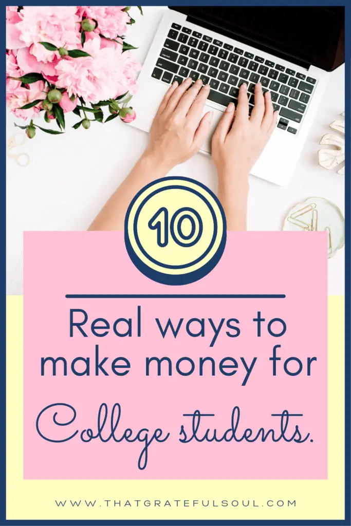 legit ways to make money for college students