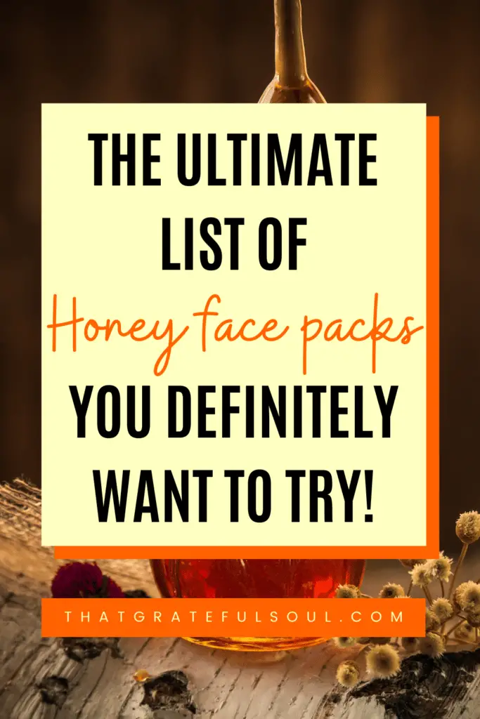 honey face packs