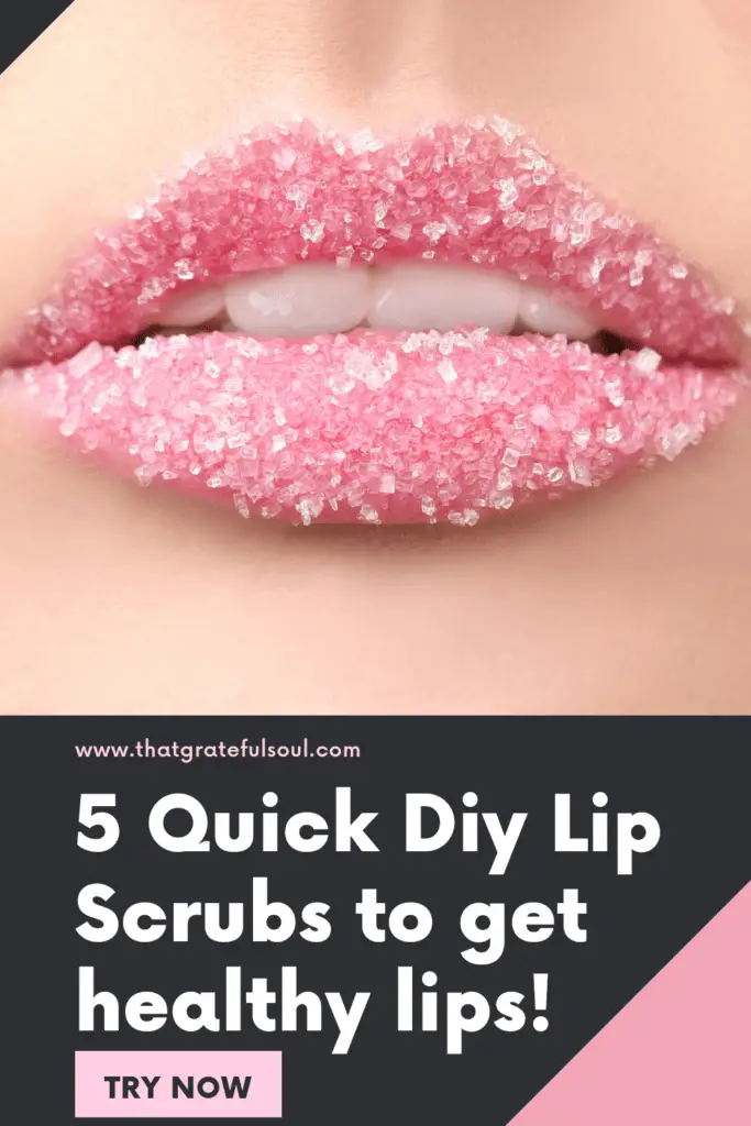 diy lips scrub