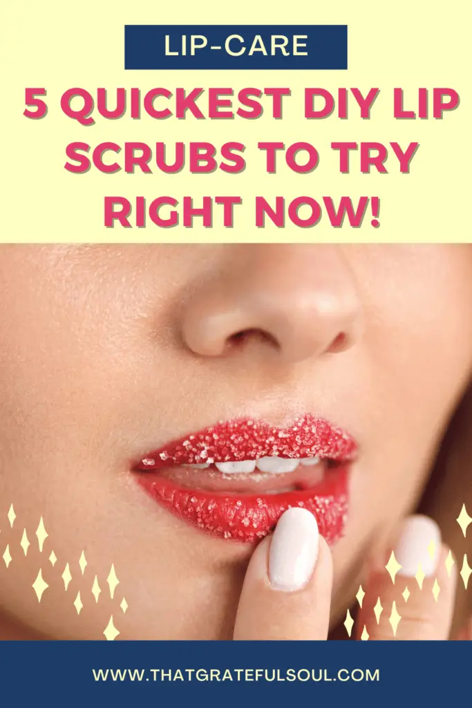 DIY lips scrubs for smooth lips