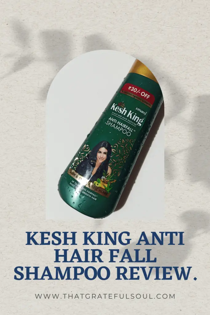 kesh king anti hair fall shampoo review