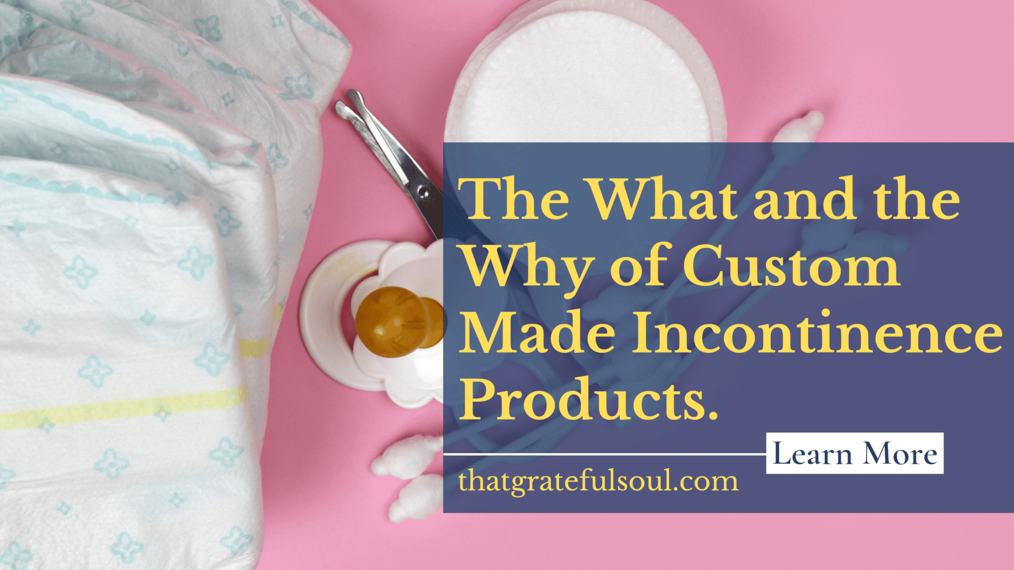 custom made incontinence products