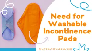 washable incontinence pads