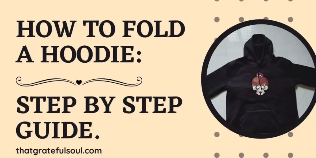 how to fold a hoodie