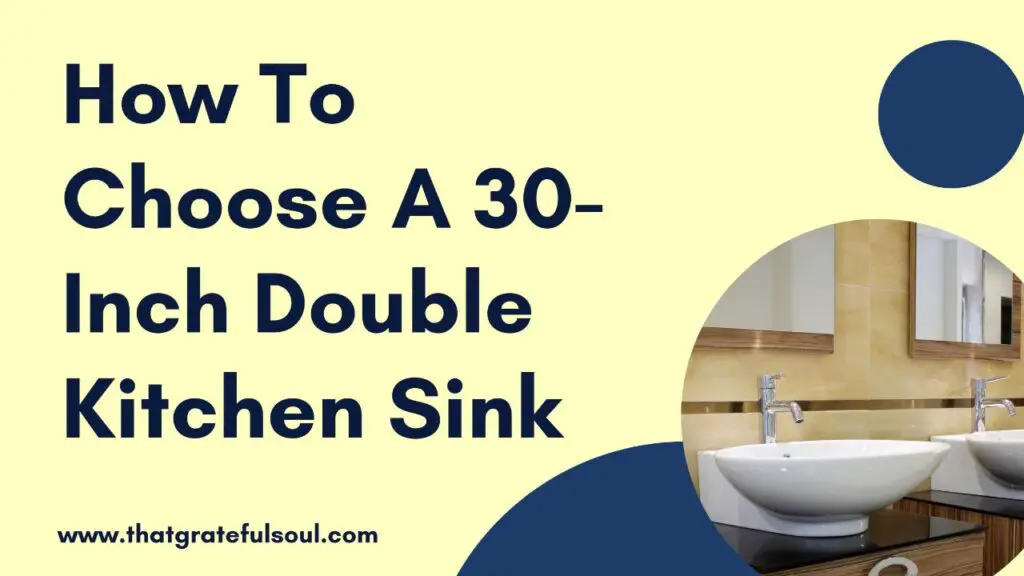 30 inch double kitchen sink
