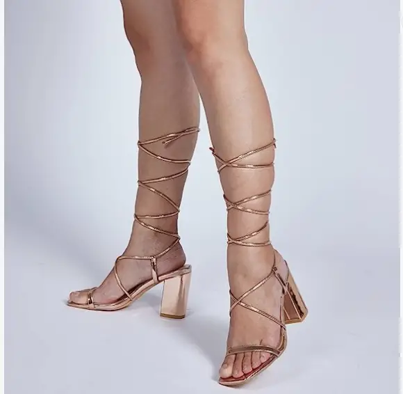 Rose Gold Shoes For Wedding 8