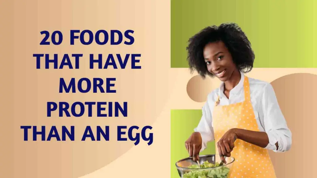 foods that have more protein than an egg