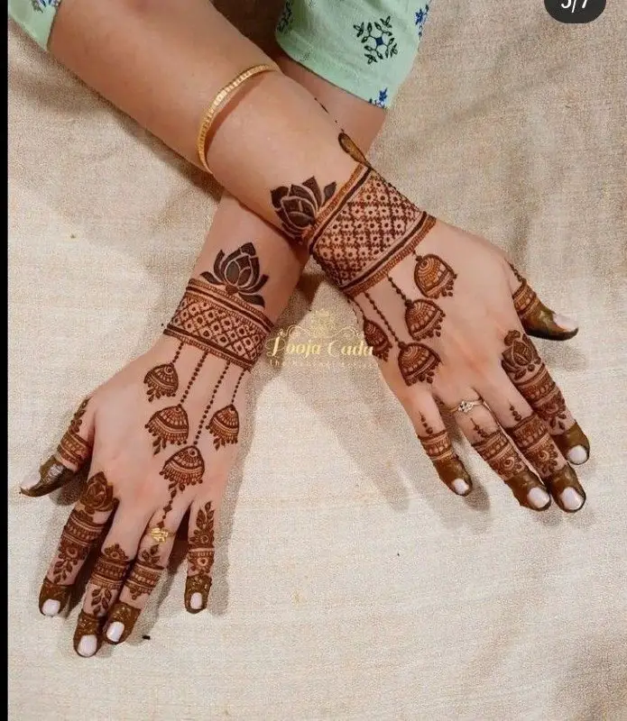 25 Stylish Back Hand Mehndi Designs