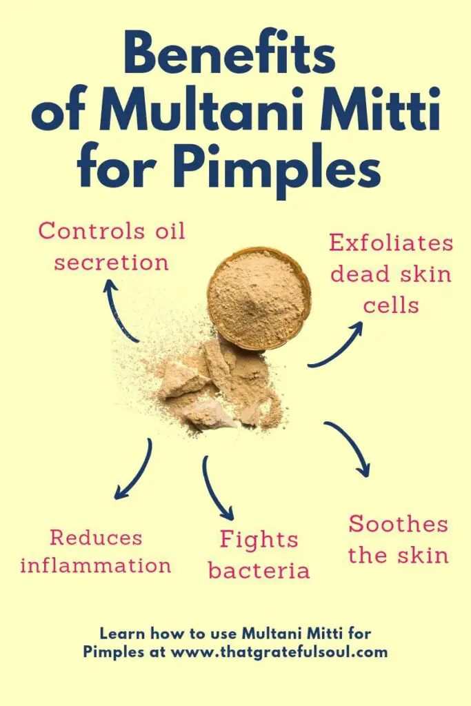 benefits of Multani Mitti for Pimples