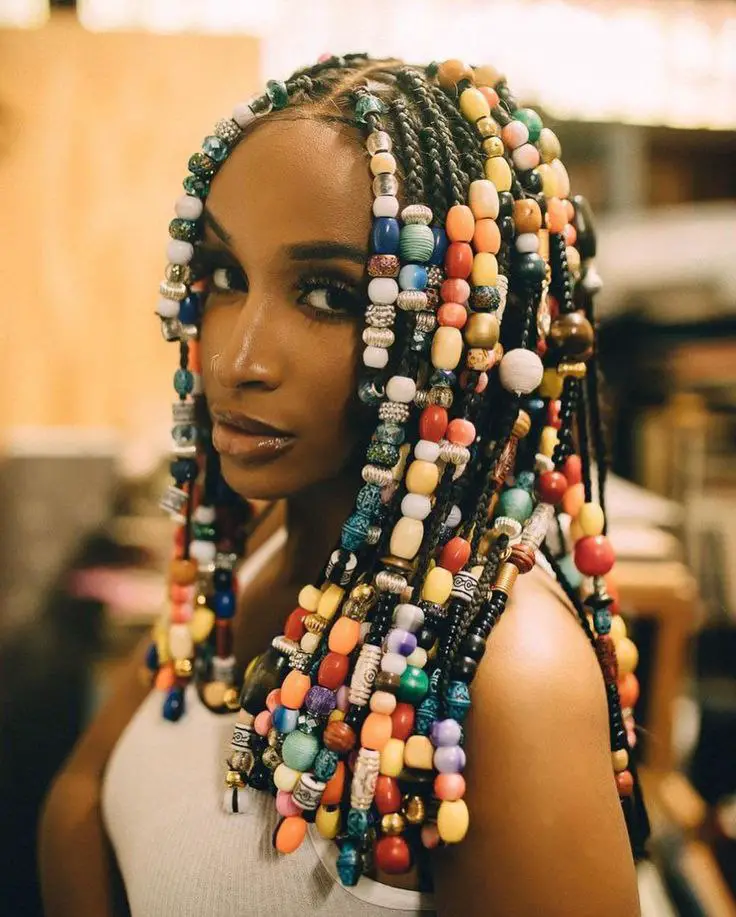 Butterfly Locs with Beads