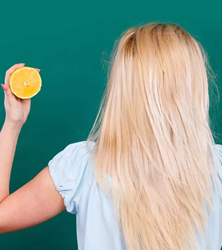 Everything You Need To Know Before Using Lemon Juice To Lighten Your Hair