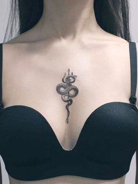 TATTOO FOR WOMEN CHEST