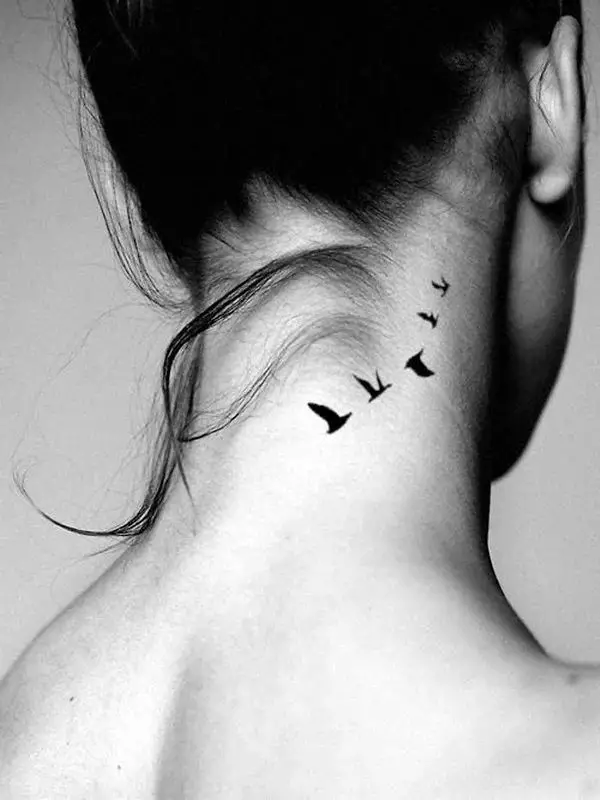 Tattoo for Women Neck with Meaning