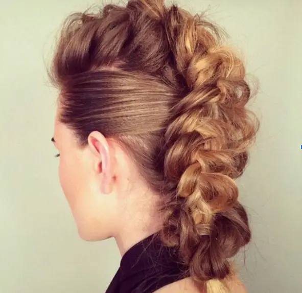Mohawk Braided Hairstyle
