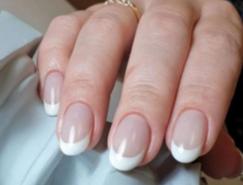 Classic French Manicure with a Twist