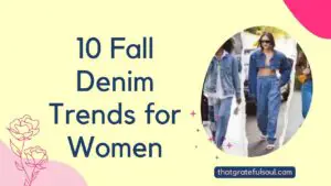 10 Fall Denim Trends for Women