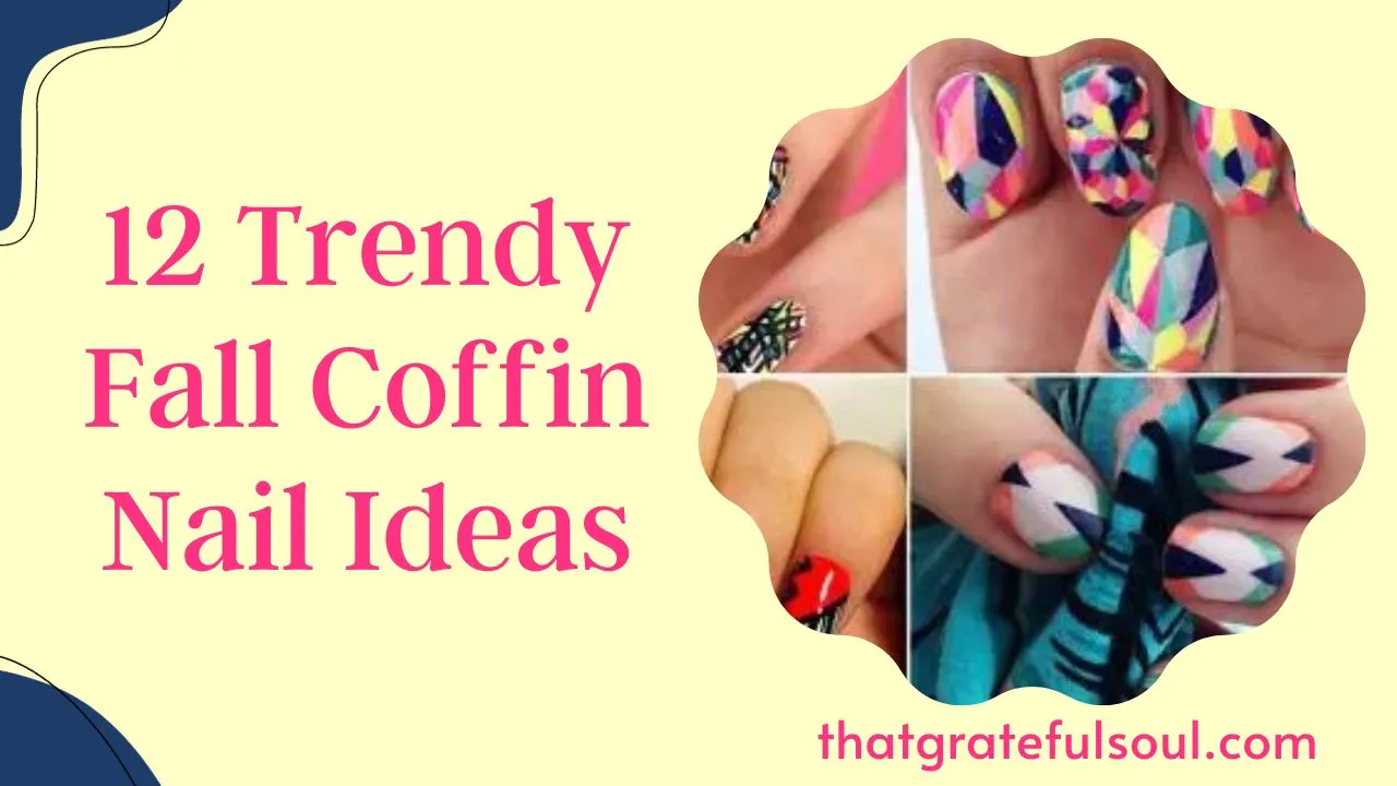 12 Trendy Cute Fall Coffin Nail Ideas & Designs Easy To Do That