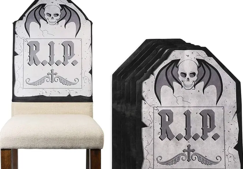 Tombstone chair covers